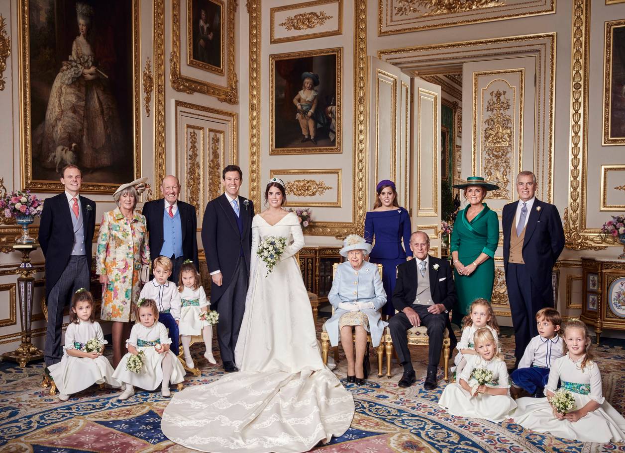 professional image of the wedding of princess eugenie